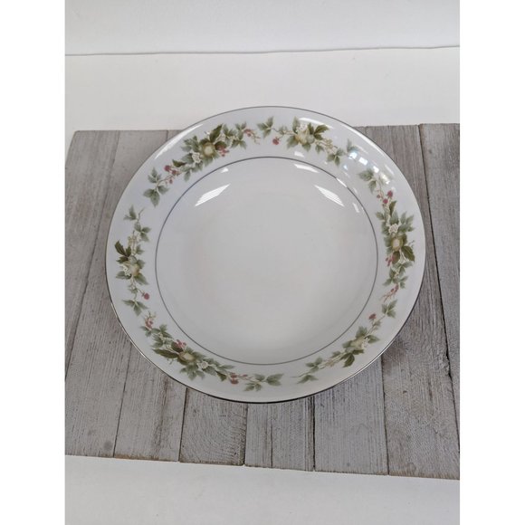 Vintage Premiere Pickwick Pink & White Floral Serving Vegetable Bowl 9" - Picture 2 of 6